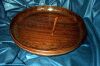 (Image: African Wenge Platter with Kingwood Inlay)